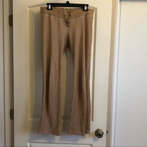 Gold Velour Pants